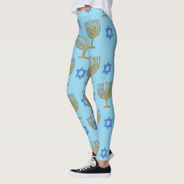 Mosaic Menorahs Leggings