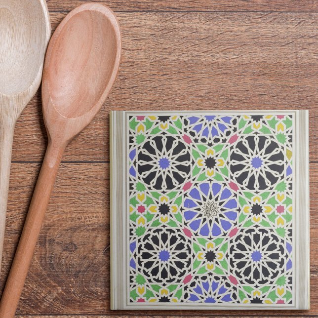 Mosaic pavement in the dressing room of the Sultan Fliese (Von Creator hochgeladen)