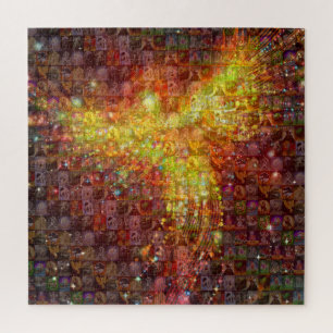Mosaic Phoenix Puzzle