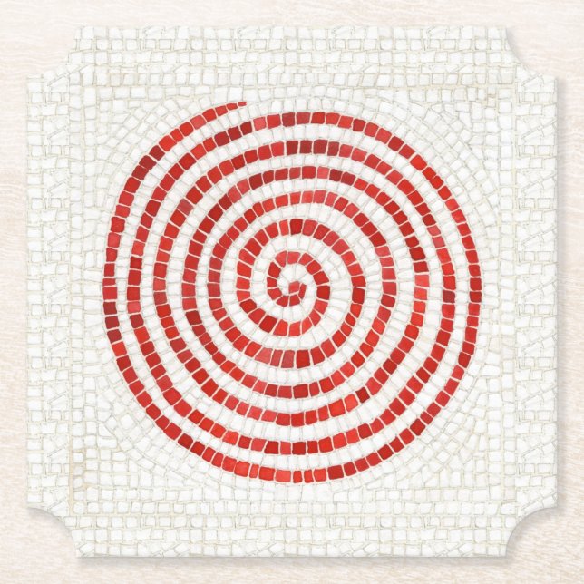 MOSAIC PINWHEEL-Untersetzer Untersetzer (Vorderseite)