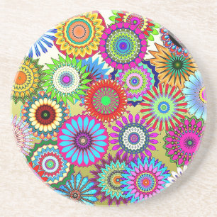 Mosaic Pinwheels Getränkeuntersetzer