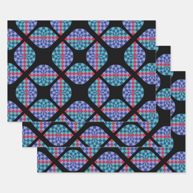 Mosaic Radiance Tiles Geschenkpapier Set (Set)