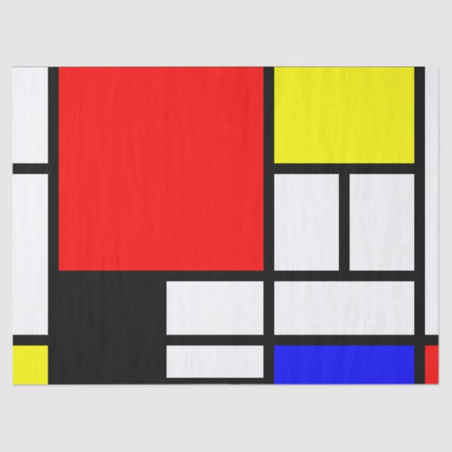 MOSAIC Rechtecke Quadrate Farbe I + Ihre Ideen Seidenpapier (Vorderseite)