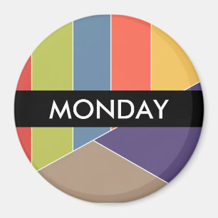 MOSAIC Streifen Dreiecke Farbe I + Ihre Ideen Magnet