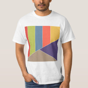 MOSAIC Streifen Dreiecke Farbe I + Ihre Ideen T-Shirt