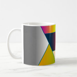 MOSAIC Streifen Dreiecke Farbe II + Ihre Ideen Tasse