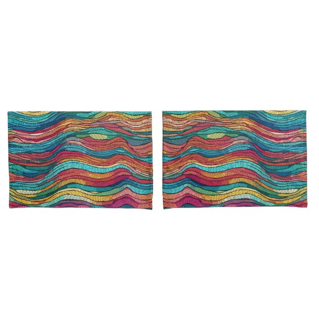 Mosaic Tide Kissenbezug (Vorderseite-Set)