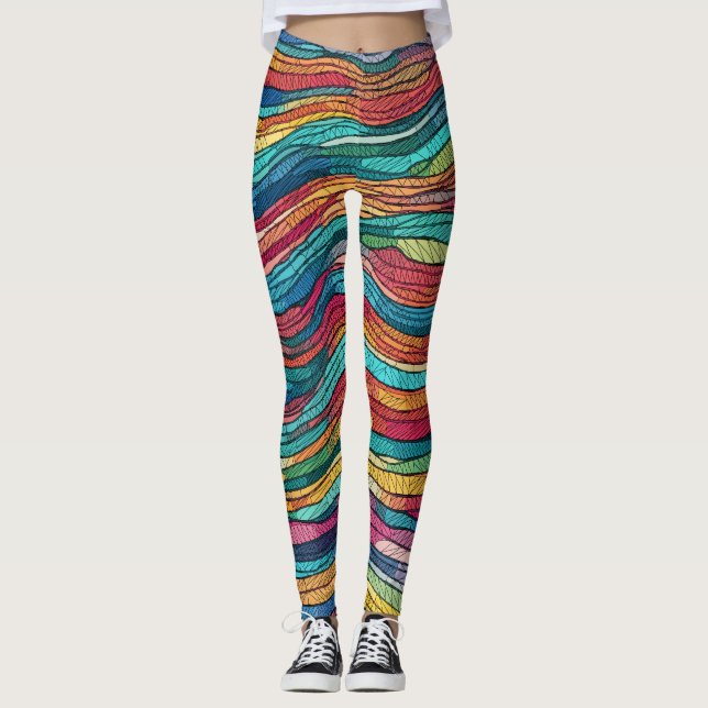 Mosaic Tide Leggings (Vorderseite)