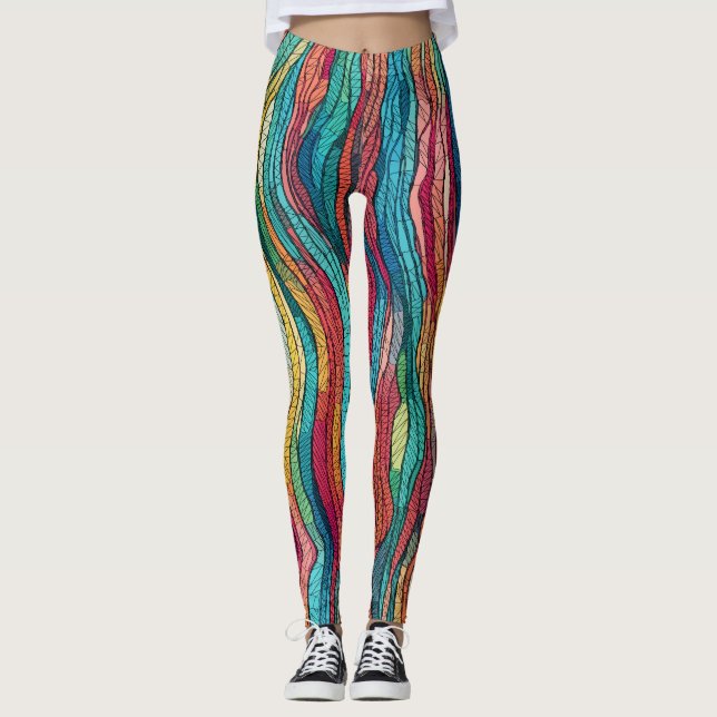 Mosaic Tide Leggings (Vorderseite)