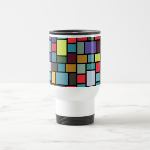 Mosaic Travel Mug Paul Klee Mondrian Reisebecher