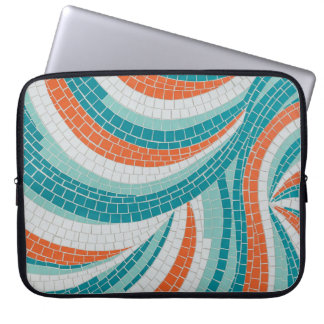 mosaic wave laptopschutzhülle
