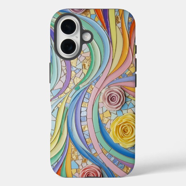 Mosaik 12 Case-Mate iPhone hülle (Rückseite)
