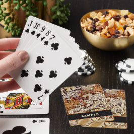 Mosaik Abstrakt Maskuline Inspirivity Poker Spielkarten