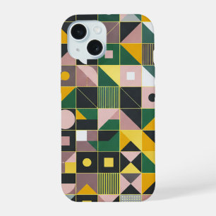 Mosaik-Abstraktes-Geometrisches-Muster-Design 1329 iPhone 15 Hülle