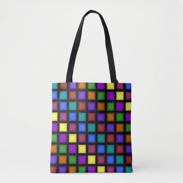 Mosaik Allover Tote Bag (Vorderseite)