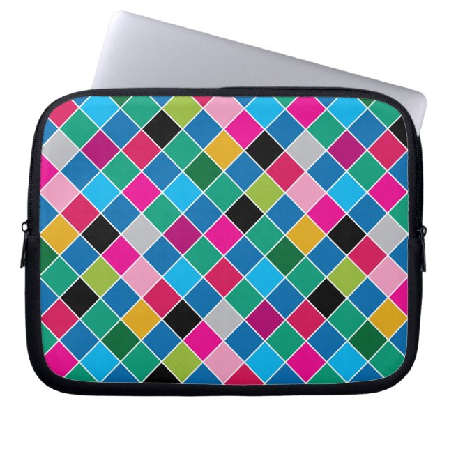 Mosaik auf Glas 9 Laptopschutzhülle (Vorderseite)