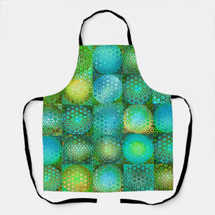 Mosaik aus kreisförmigen Formen Schürze