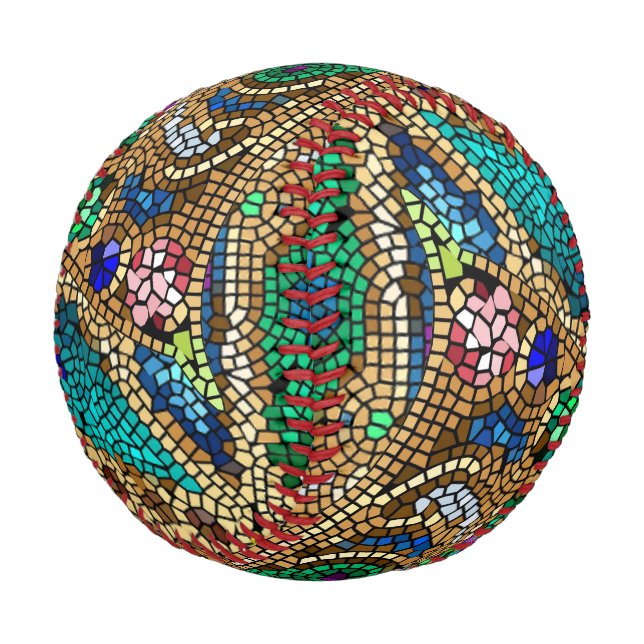 Mosaik Baseball (Schrägansicht)