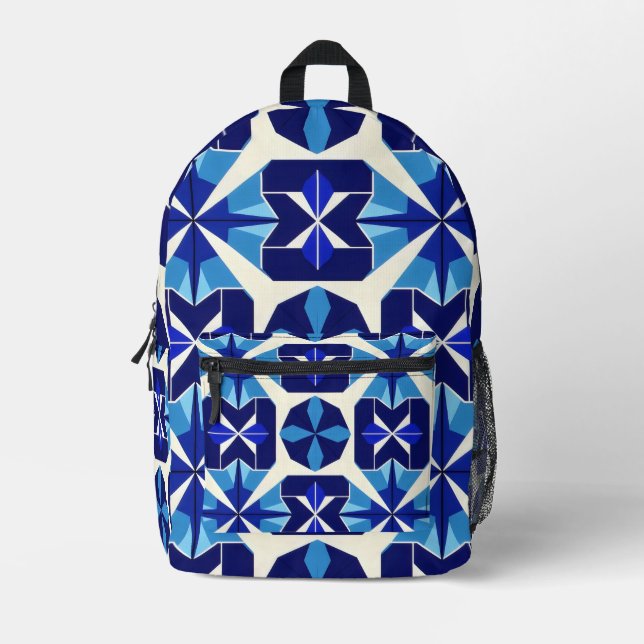 Mosaik. Bedruckter Rucksack (Vorderseite)