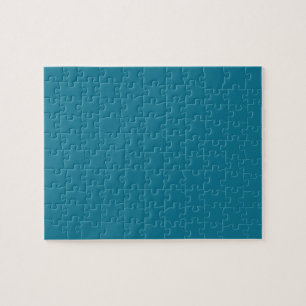 Mosaik Blue Solid Color Puzzle