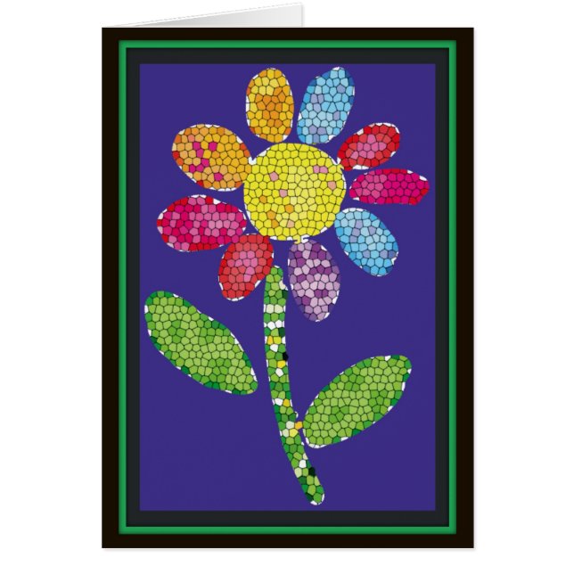 Mosaik-Blume (Vorne)