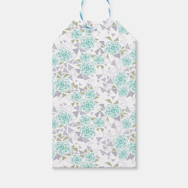 Mosaik, Blume Geschenkanhänger (Vorderseite)