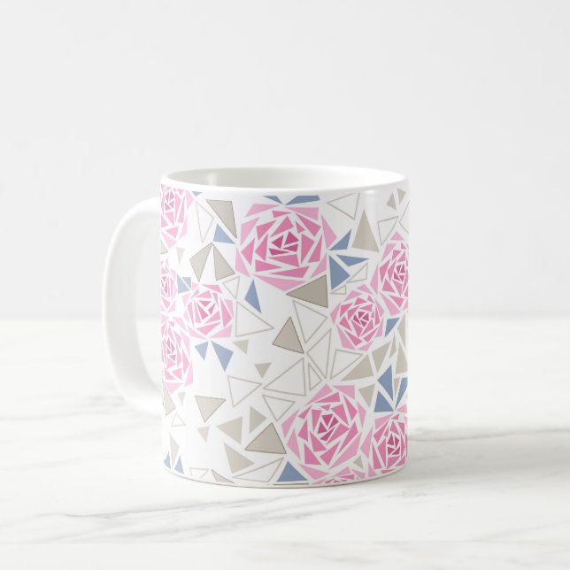 Mosaik, Blume Kaffeetasse (Vorderseite Links)