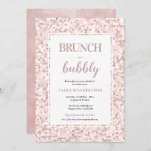 Mosaik Brautparty Brunch & Bubbly Einladung