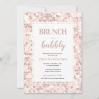 Mosaik Brautparty Brunch & Bubbly Einladung