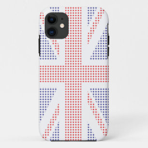 Mosaik-BRITISCHER Flagge iPhone 5 Fall 11 Hülle