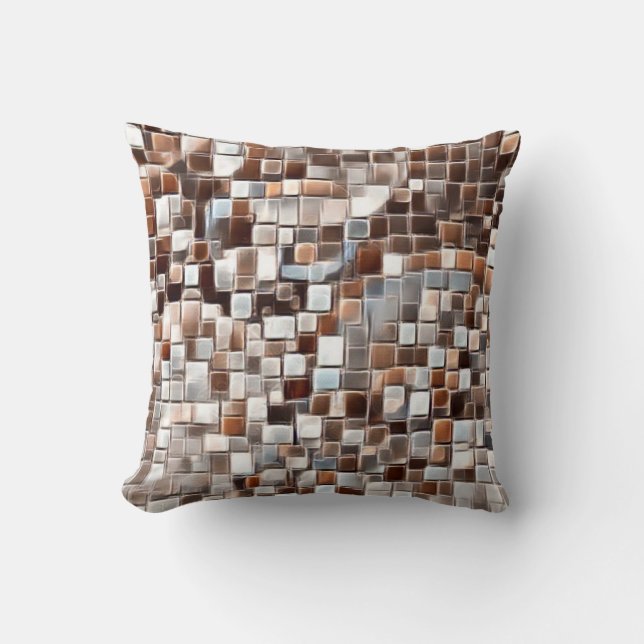 Mosaik Bubble Art / Original / Kissen (Vorderseite)