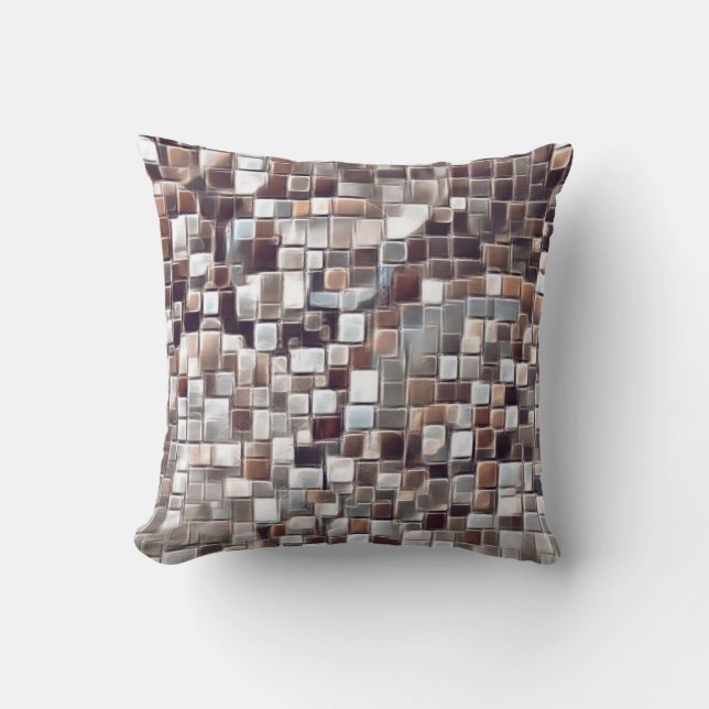 Mosaik Bubble Art / Puerto Madero / Kissen (Vorderseite)