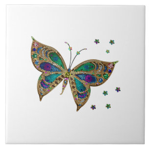 Mosaik Butterfly Fliese