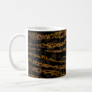Mosaik Chic Eleganter Safari Glam Dschungel Party Tasse