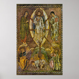 Mosaik der Konfiguration Orthodox Symbol Print Poster