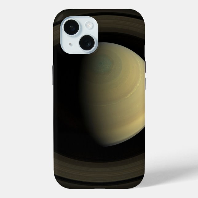 Mosaik des Planeten Saturn und seiner wichtigsten  Case-Mate iPhone Hülle (Rückseite)