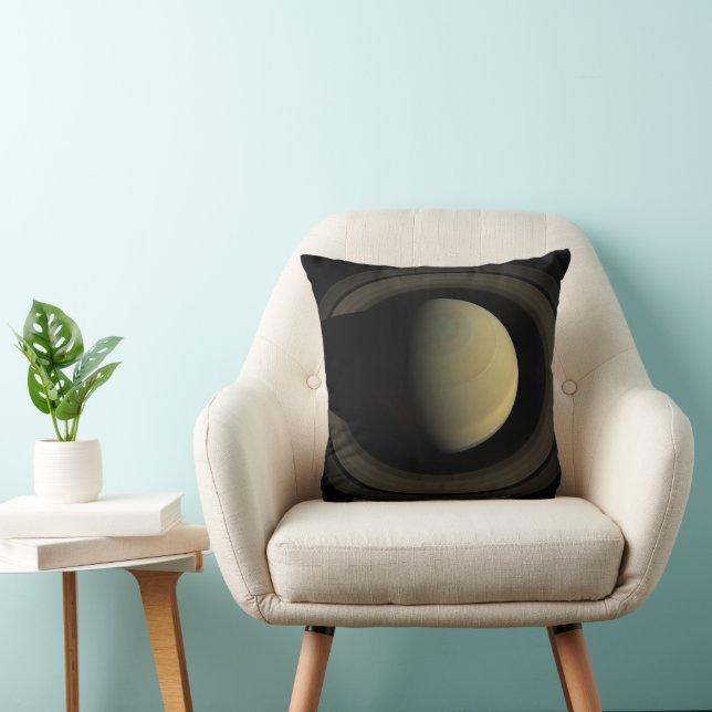 Mosaik des Planeten Saturn und seiner wichtigsten  Kissen (Stuhl )