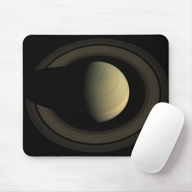 Mosaik des Planeten Saturn und seiner wichtigsten  Mousepad (Mit Mouse)
