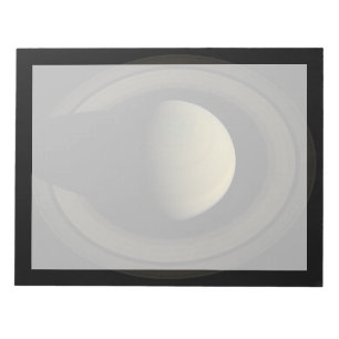Mosaik des Planeten Saturn und seiner wichtigsten  Notizblock