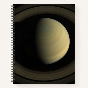 Mosaik des Planeten Saturn und seiner wichtigsten  Notizbuch