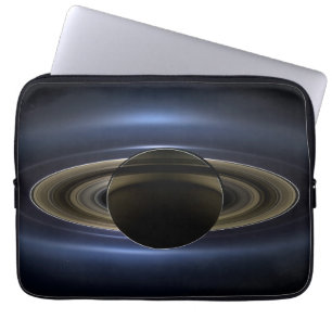 Mosaik des Saturn-Systems, das von der Sonne zurüc Laptopschutzhülle