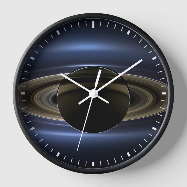Mosaik des Saturn-Systems, das von der Sonne zurüc Uhr (Vorderseite)