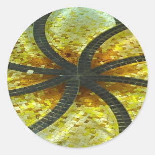 Mosaik Design Round Sticker