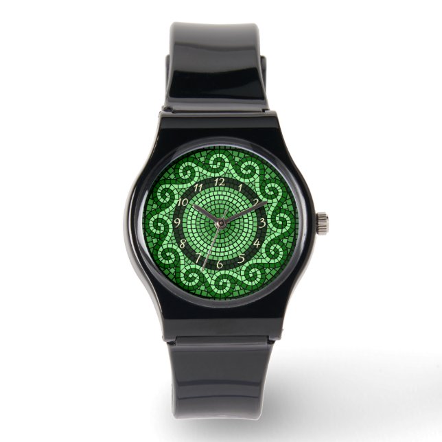 Mosaik Design Watch Armbanduhr (Vorderseite)