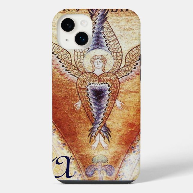 MOSAIK-ENGEL  MONOGRAMM iPhone HÜLLE (Rückseite)