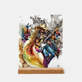 Mosaik für kreative Musik 8x10 Prints Acrylschild