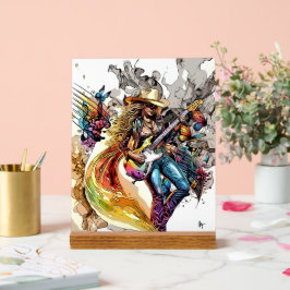 Mosaik für kreative Musik 8x10 Prints Acrylschild