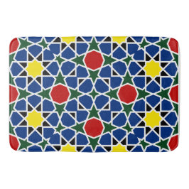 Mosaik Geometric Pattern Design Fliese Badematte
