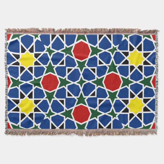 Mosaik Geometric Pattern Design Fliese Decke (Vorderseite)