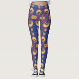 Mosaik geometrische Pflaume Gold Marine Design kit Leggings
